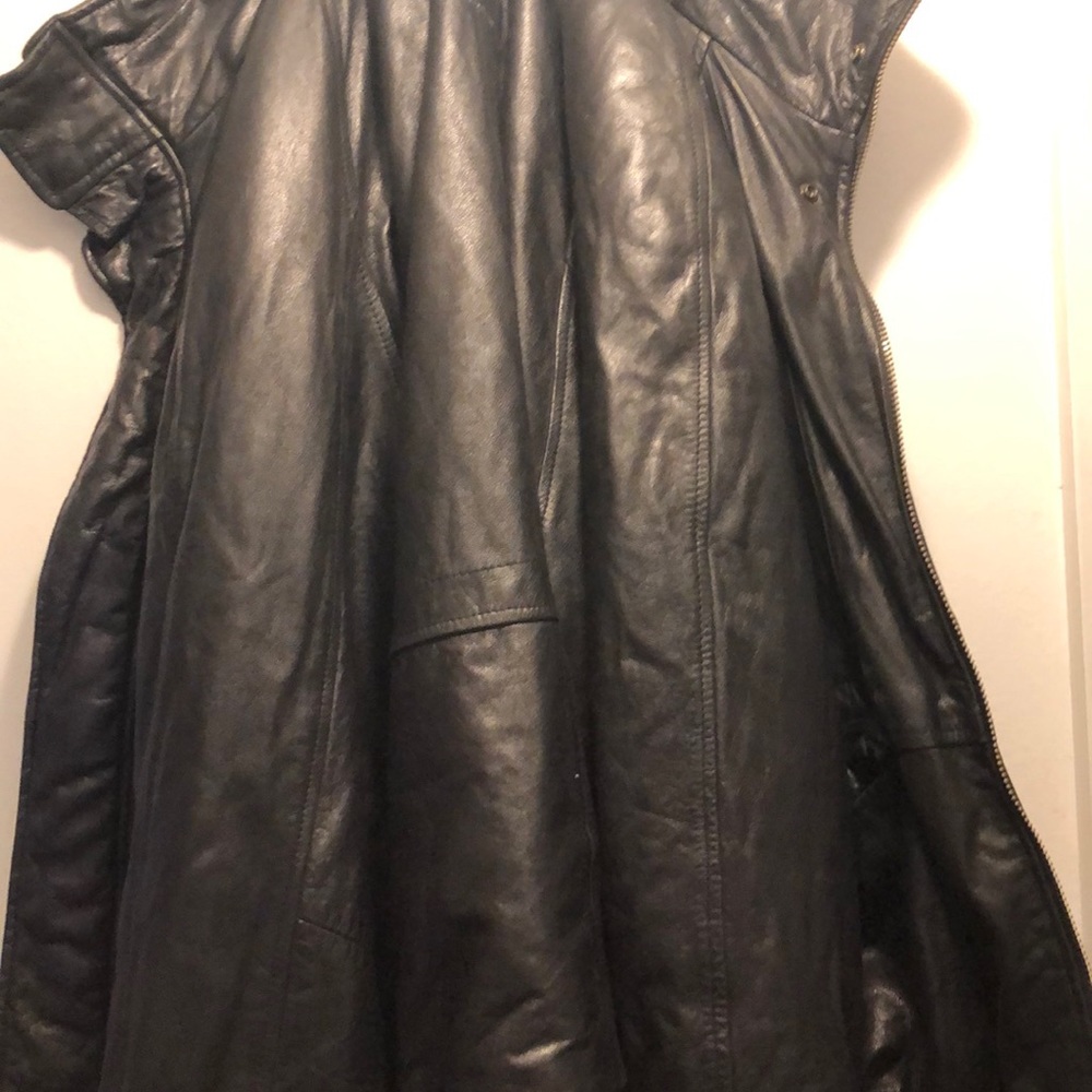 Leather Coat XL